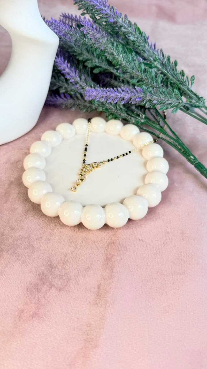 Pear Cluster Drop Mangalsutra