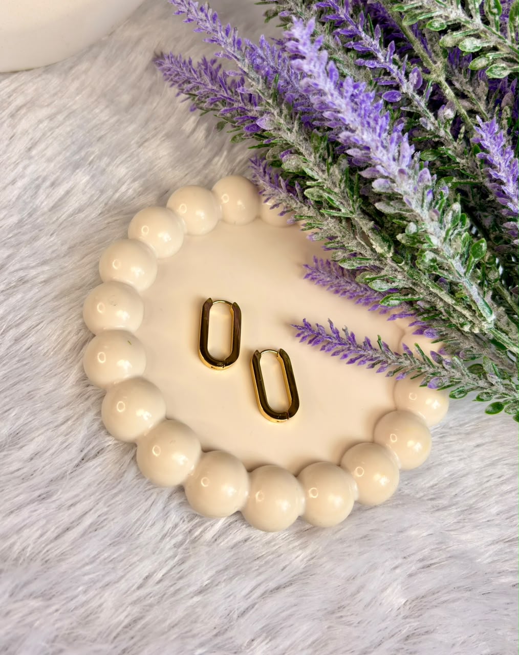 Chunky Oval Hoops