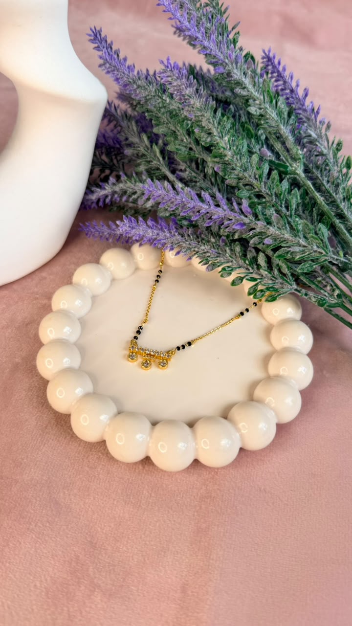 Triple Drop Bar Mangalsutra