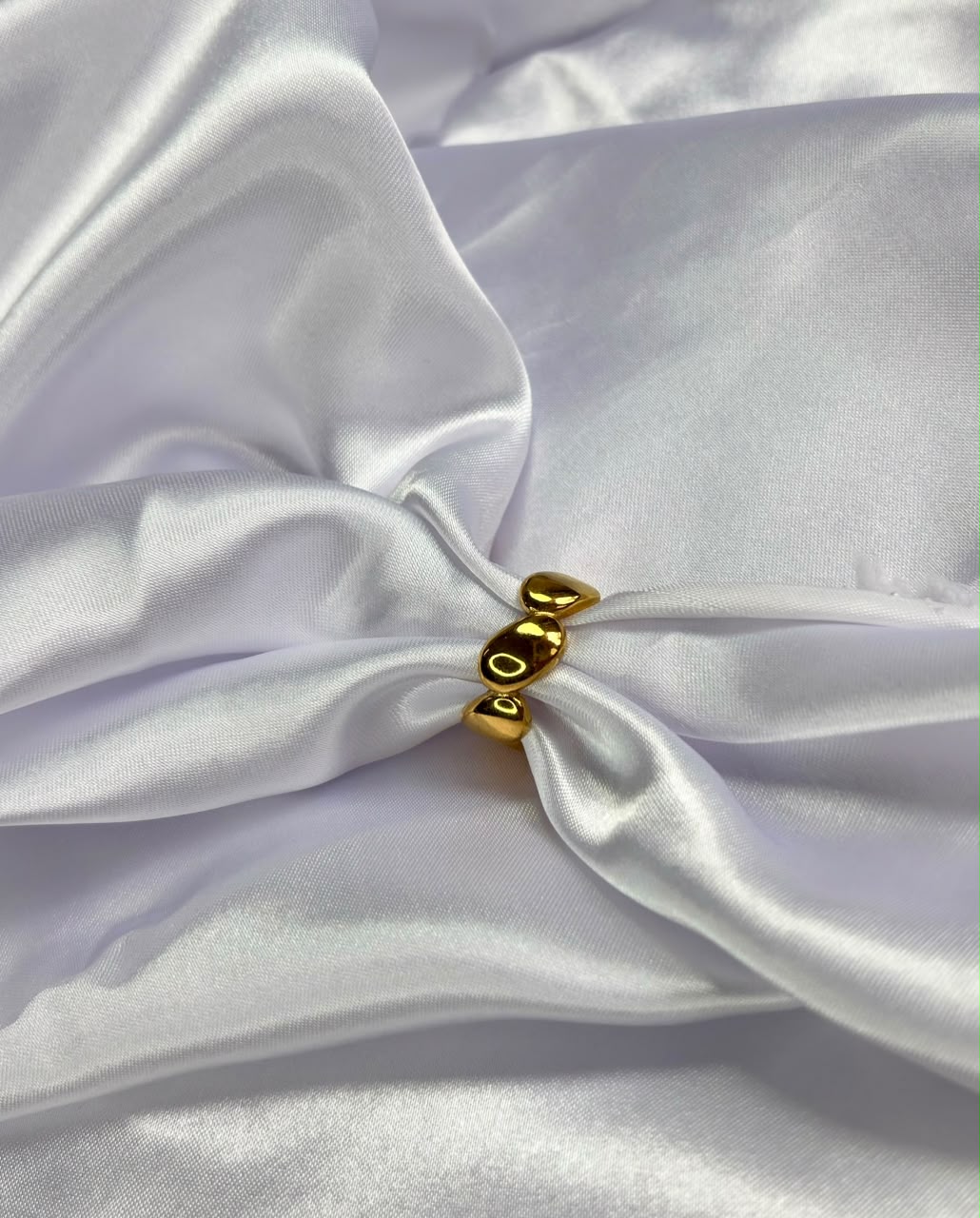 Gold Pebble Band