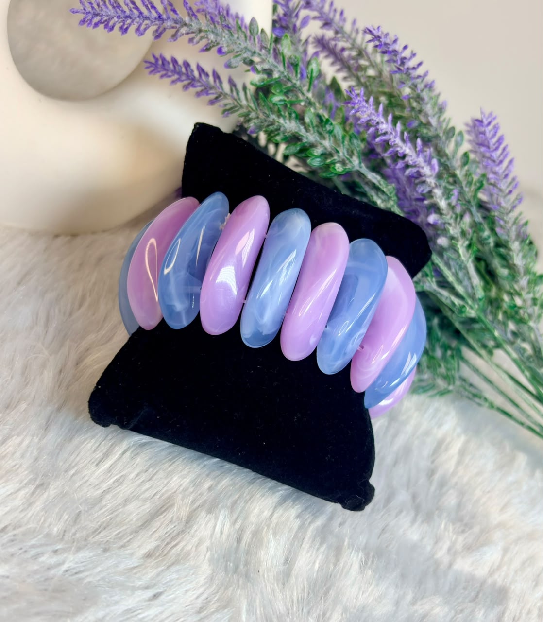 Pastel Duo Stretch Bangle