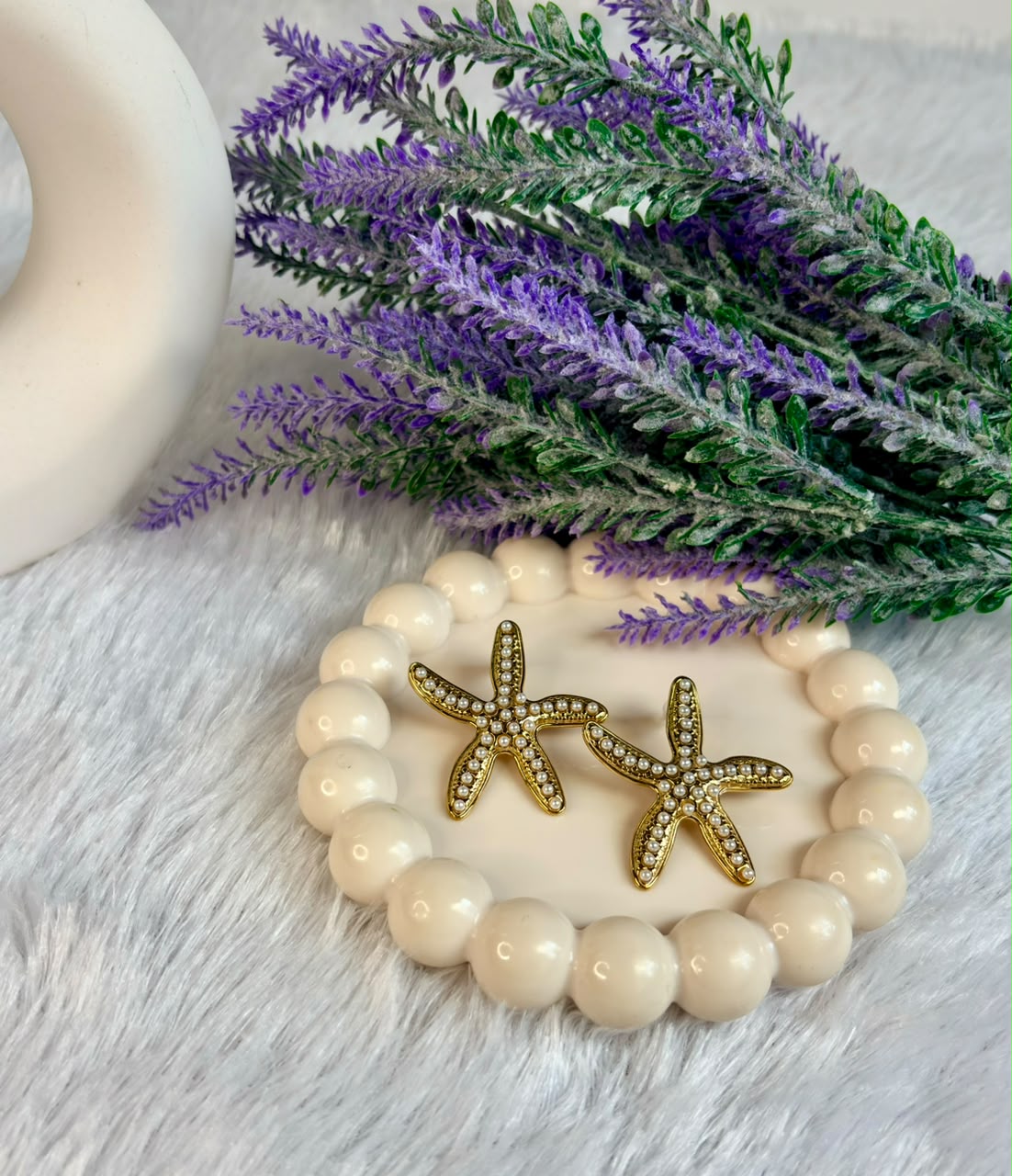 Pearl Starfish Studs