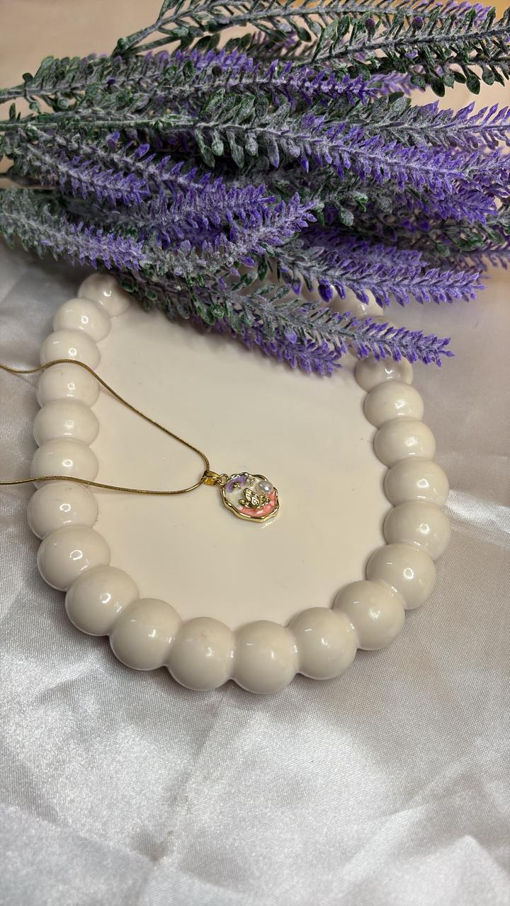 Shell Pink Pearl Pendant