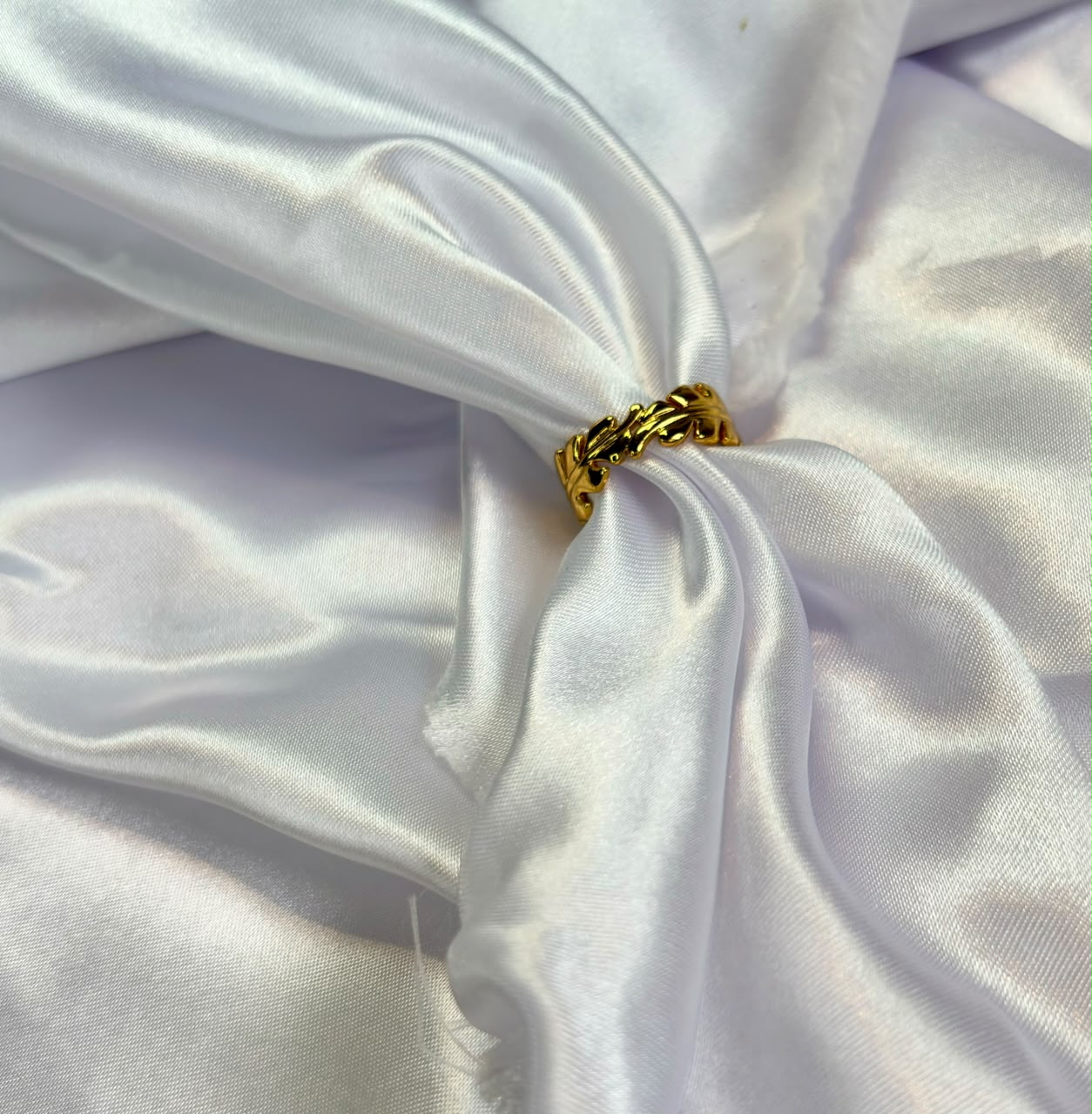 Gold Fern Leaf Ring