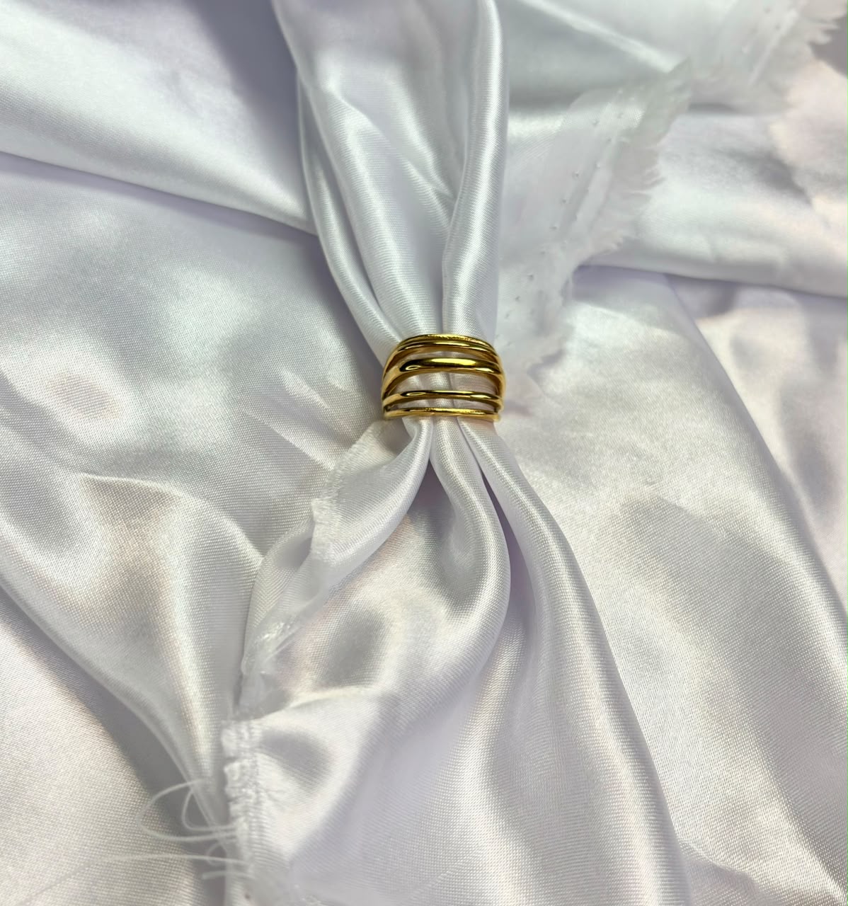 Triple Dome Stack Ring