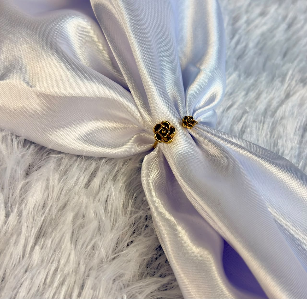Gold Rose Open Ring