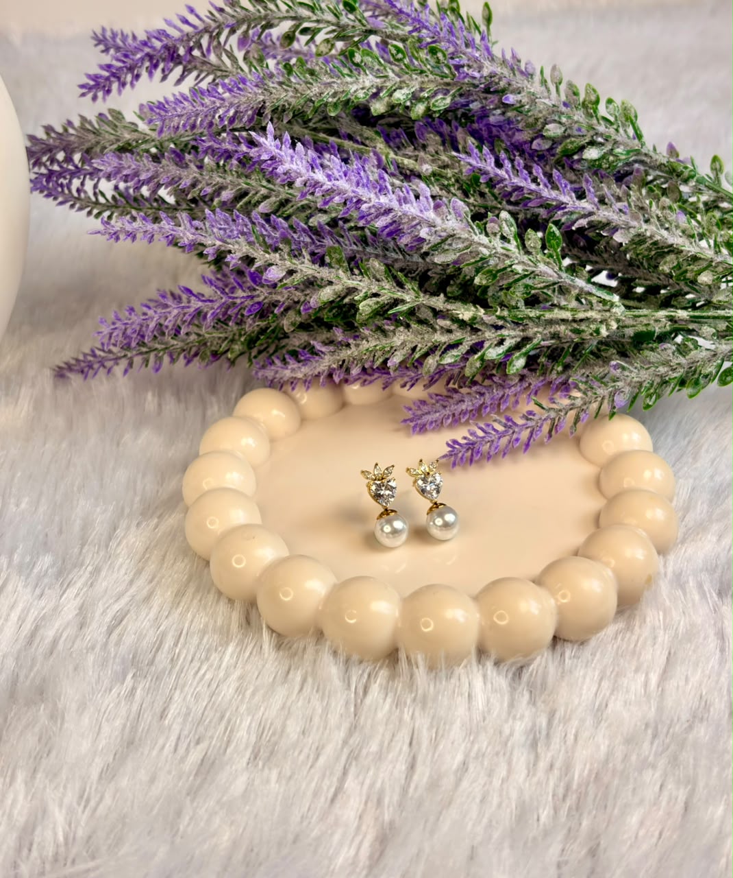 Crystal & Pearl Drop Studs