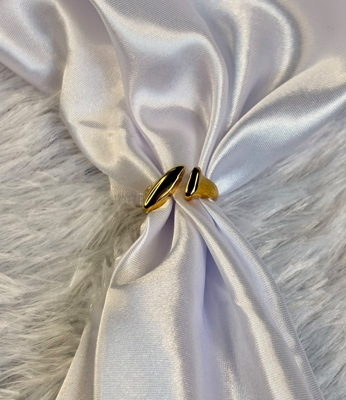 Double Dome Open Ring